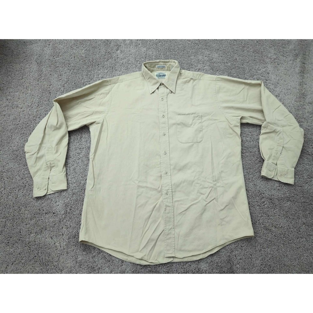 Vintage Britches Great Outdoors Button Up Shirt XL Outdoors‎ Camping Made in USA